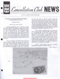U.S. Cancellation Club News Issue #253