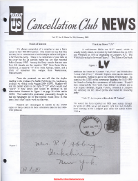 U.S. Cancellation Club News Issue #254