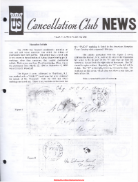 U.S. Cancellation Club News Issue #255
