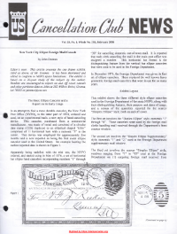 U.S. Cancellation Club News Issue #258