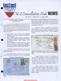 U.S. Cancellation Club News Issue #272