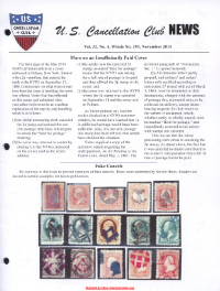 U.S. Cancellation Club News Issue #293